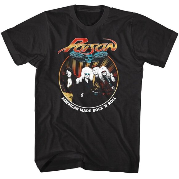 Sierra K Other - Poison American Made Rock N Roll Band Graphic T-Shirt Talk Dirty Music Fan Tee